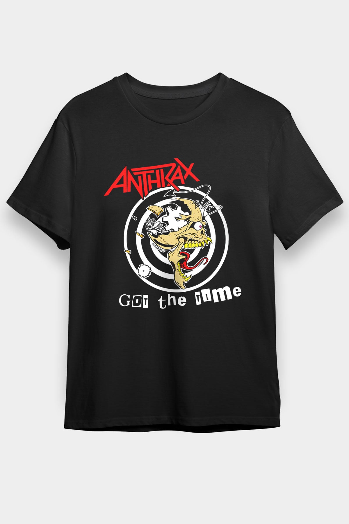 Anthrax Siyah Unisex Tişört T-Shirt - TişörtFabrikası