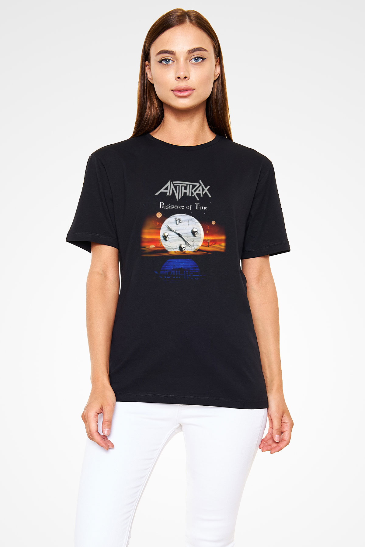 Anthrax Siyah Unisex Tişört T-Shirt - TişörtFabrikası