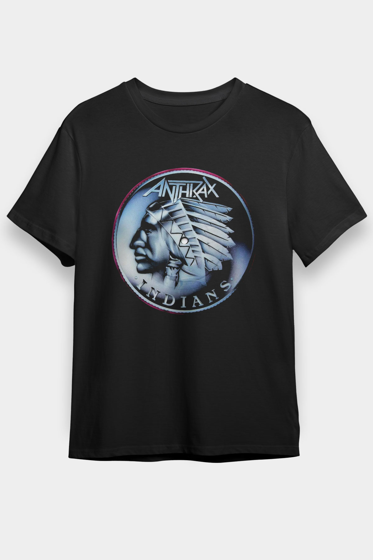 Anthrax Siyah Unisex Tişört T-Shirt - TişörtFabrikası