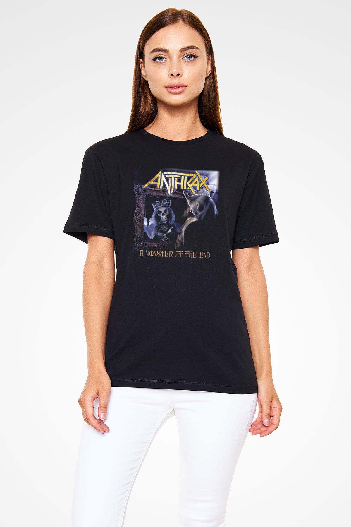 Anthrax Siyah Unisex Tişört T-Shirt - TişörtFabrikası