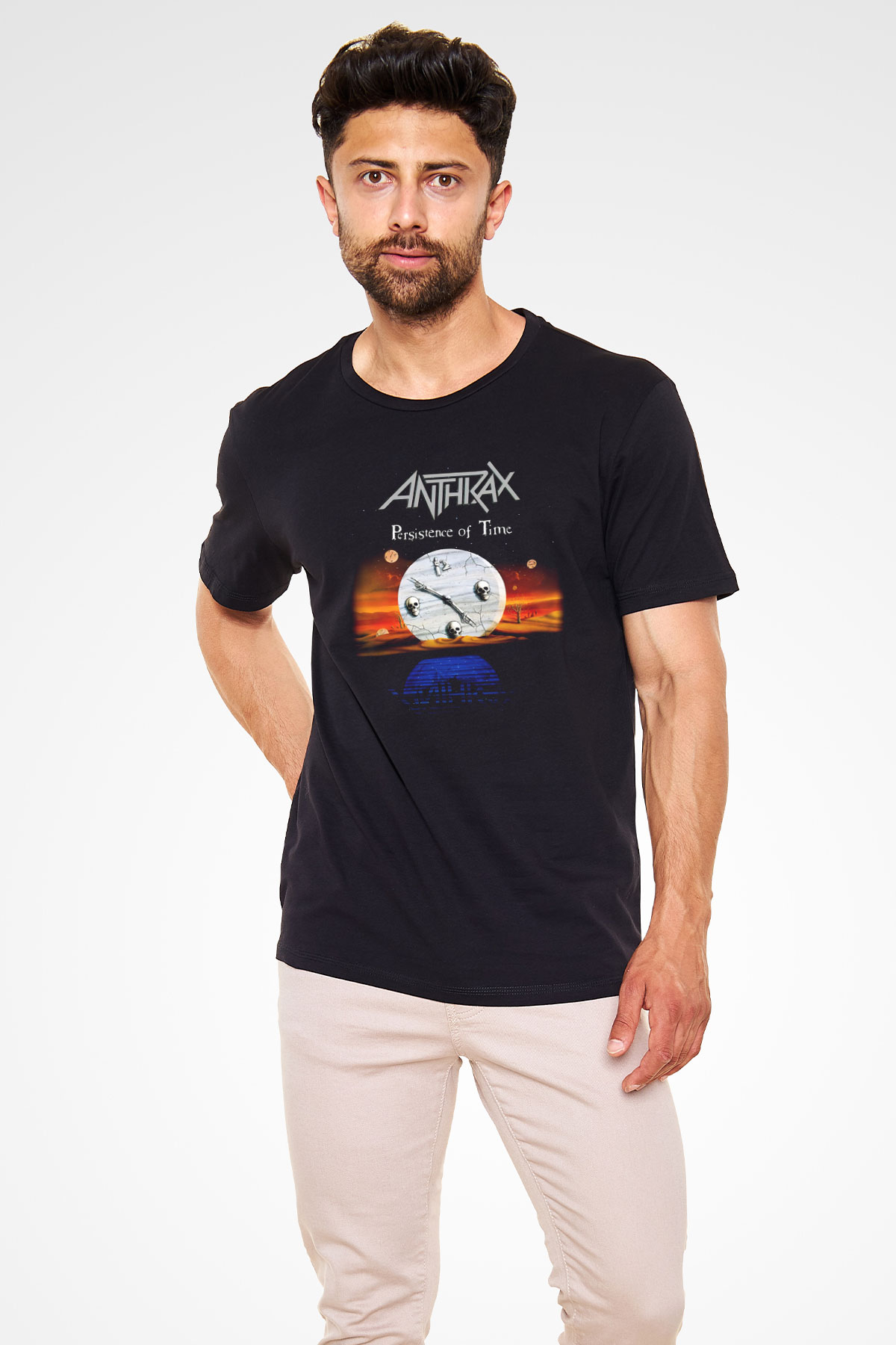 Anthrax Siyah Unisex Tişört T-Shirt - TişörtFabrikası