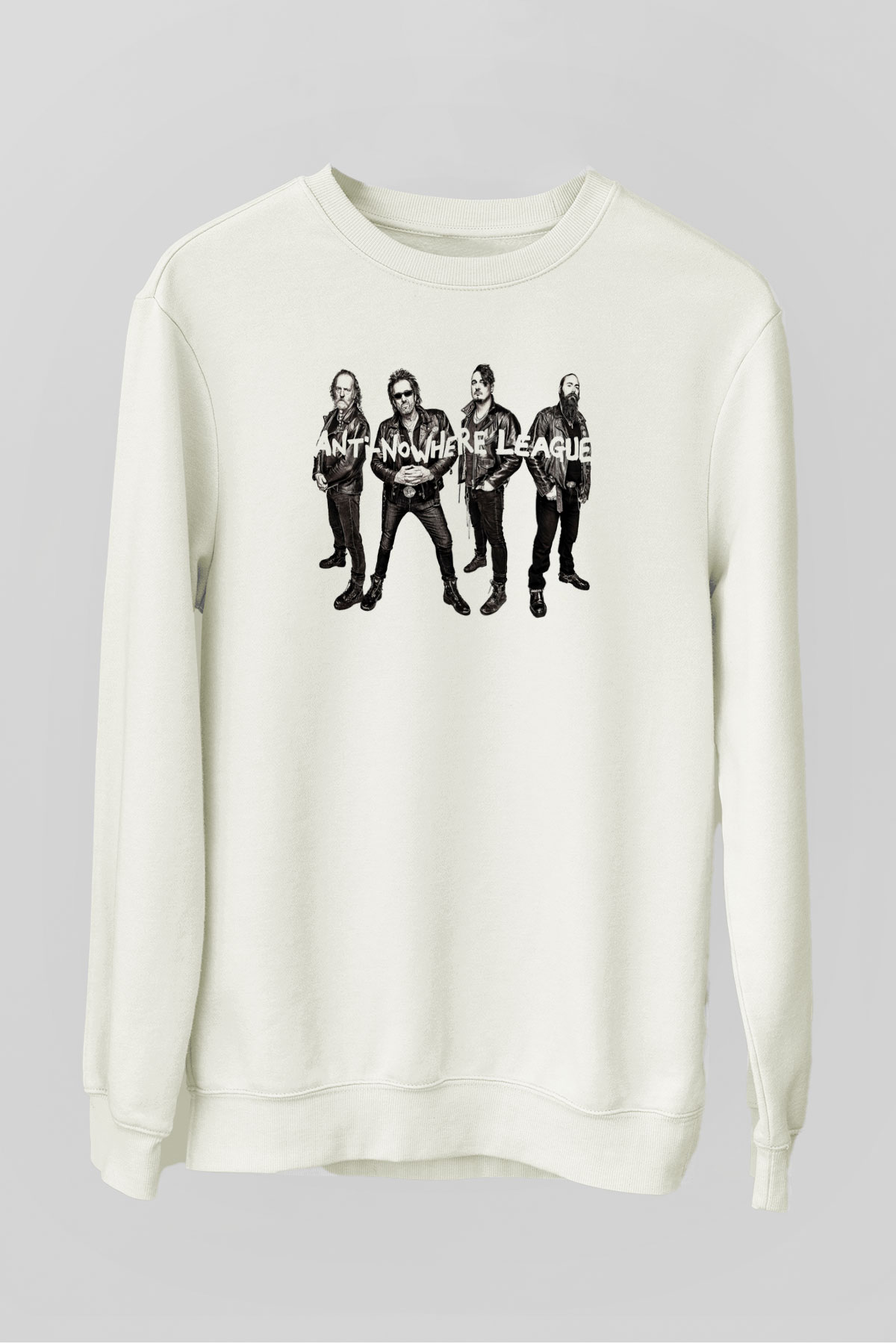Anti-Nowhere League Beyaz Unisex Sweatshirt