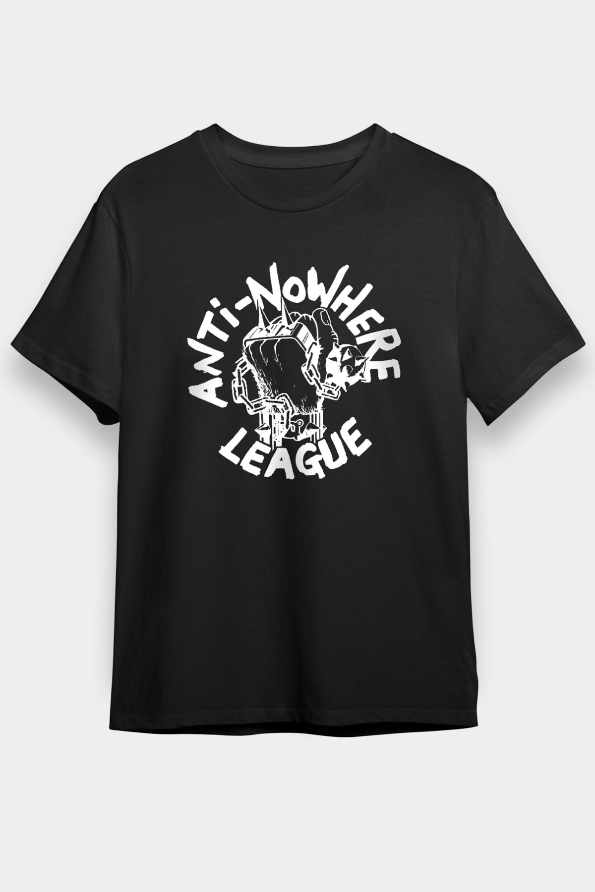 Anti-Nowhere League Siyah Unisex Tişört T-Shirt - TişörtFabrikası