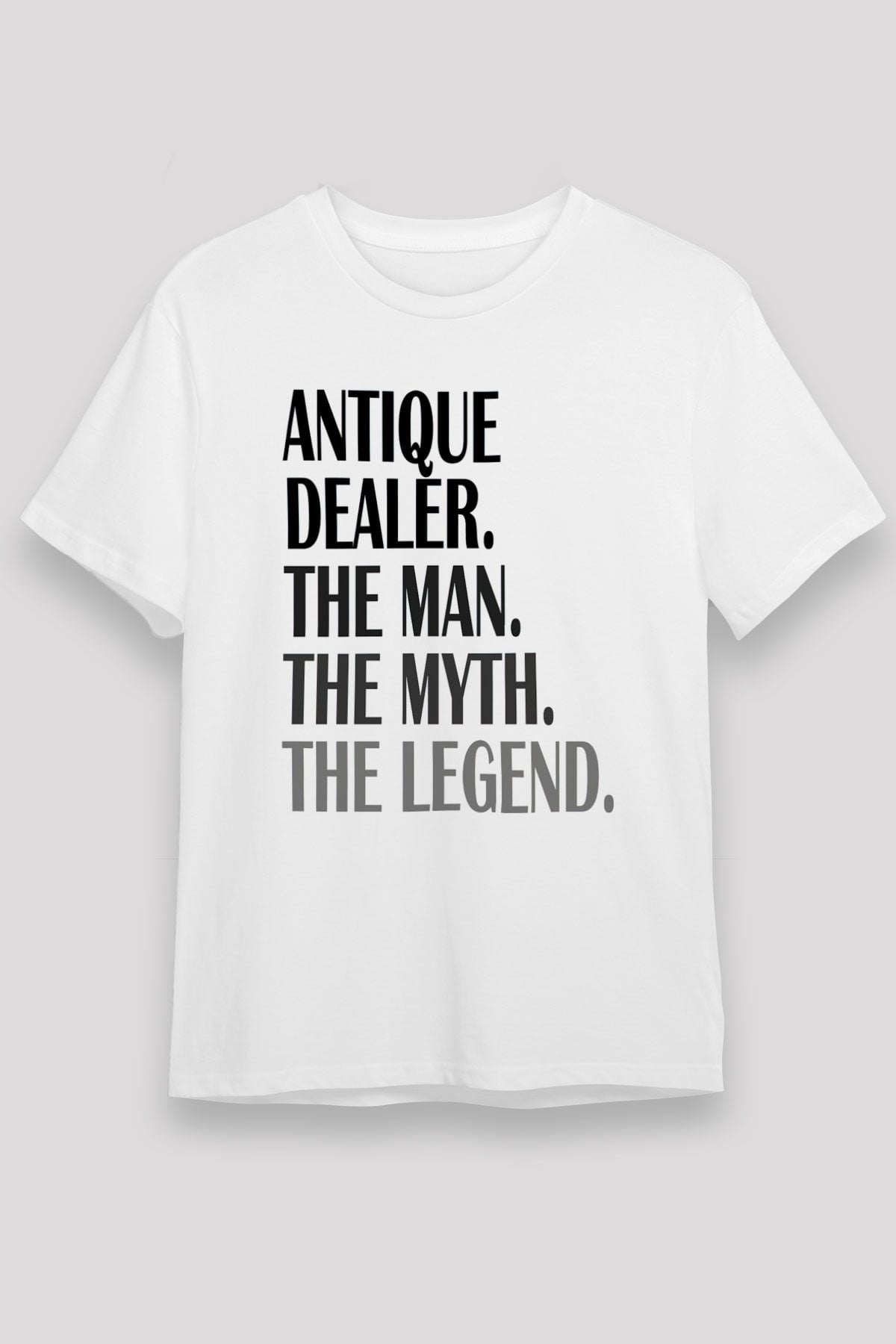 Antika satıcısı Beyaz Unisex Tişört T-Shirt - TişörtFabrikası