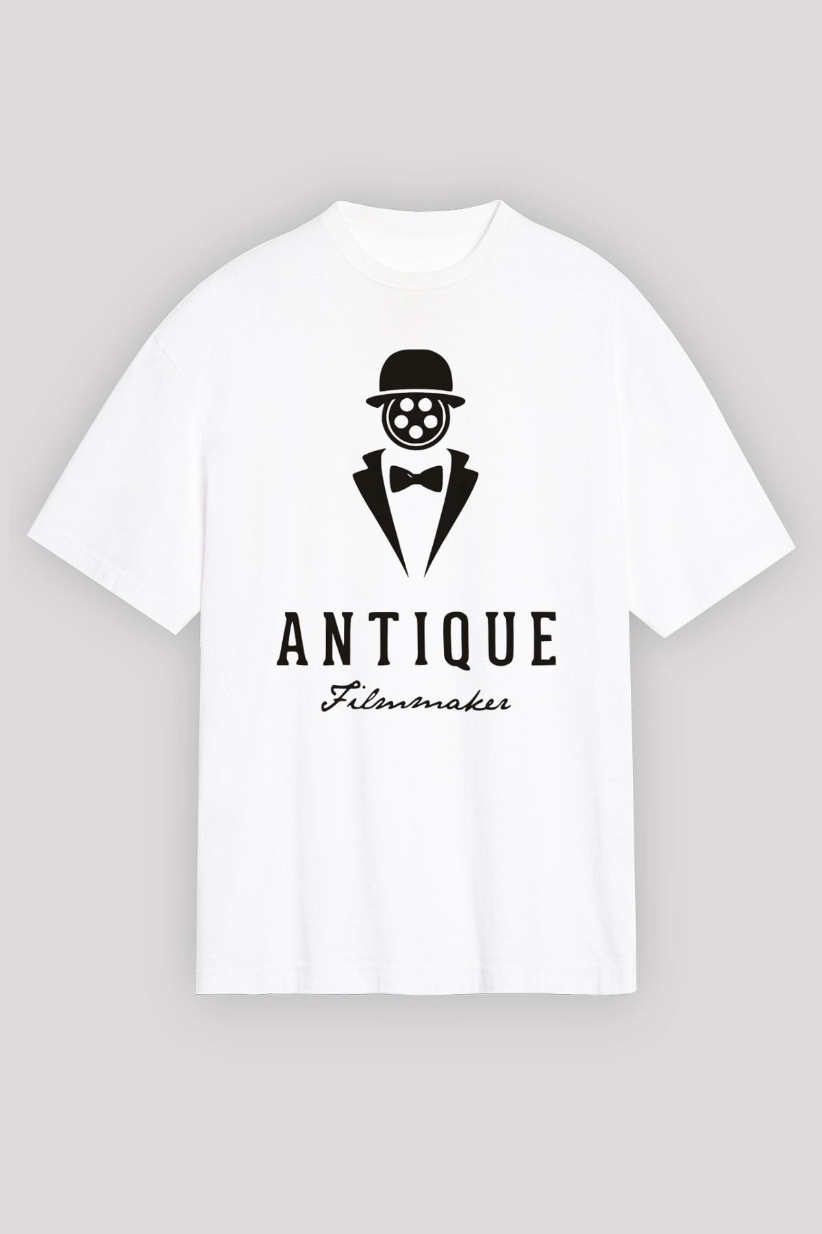 Antika satıcısı Beyaz Oversize Tişört Oversize T-shirt - TişörtFabrikası