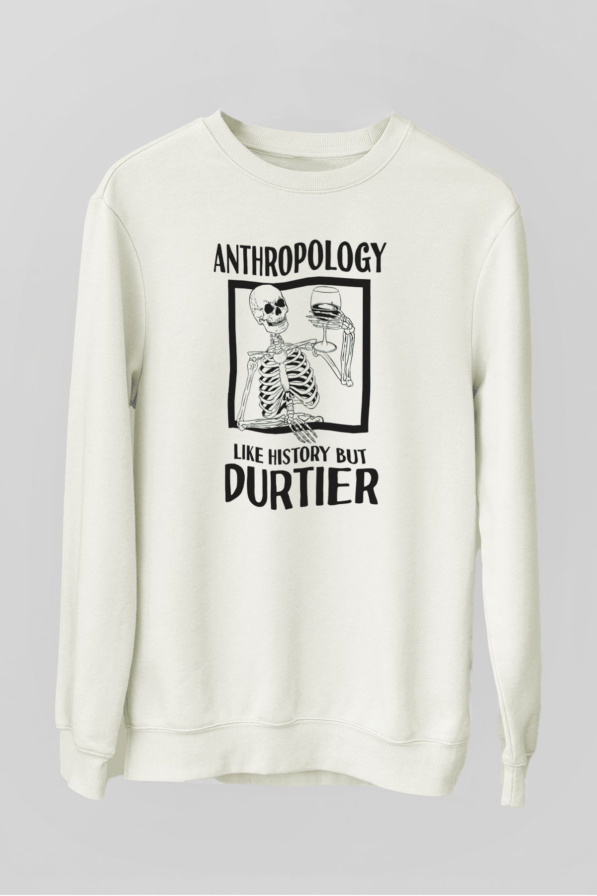 Antropolog Beyaz Unisex Sweatshirt