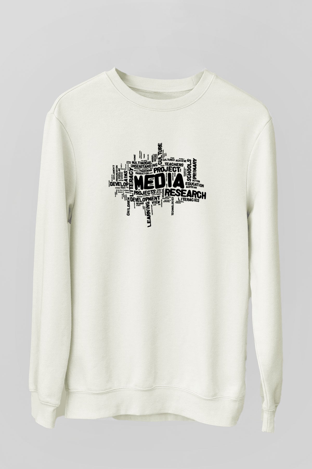Antropolog Beyaz Unisex Sweatshirt