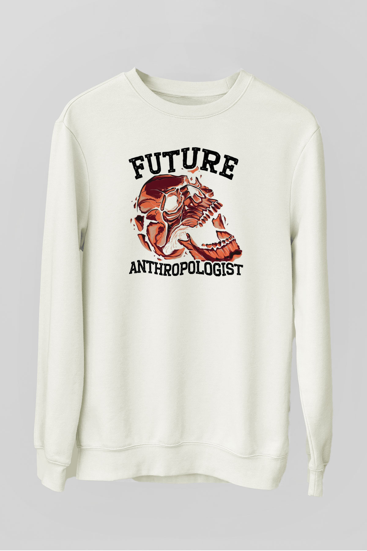 Antropolog Beyaz Unisex Sweatshirt