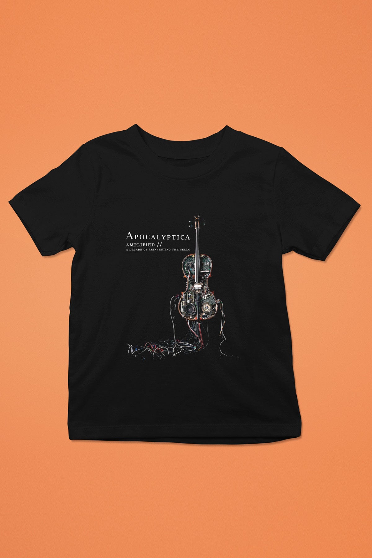 Apocalyptica Baskılı Unisex Siyah Çocuk Tişört
