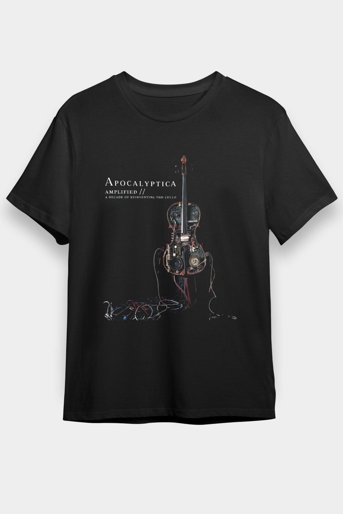 Apocalyptica Siyah Unisex Tişört T-Shirt - TişörtFabrikası