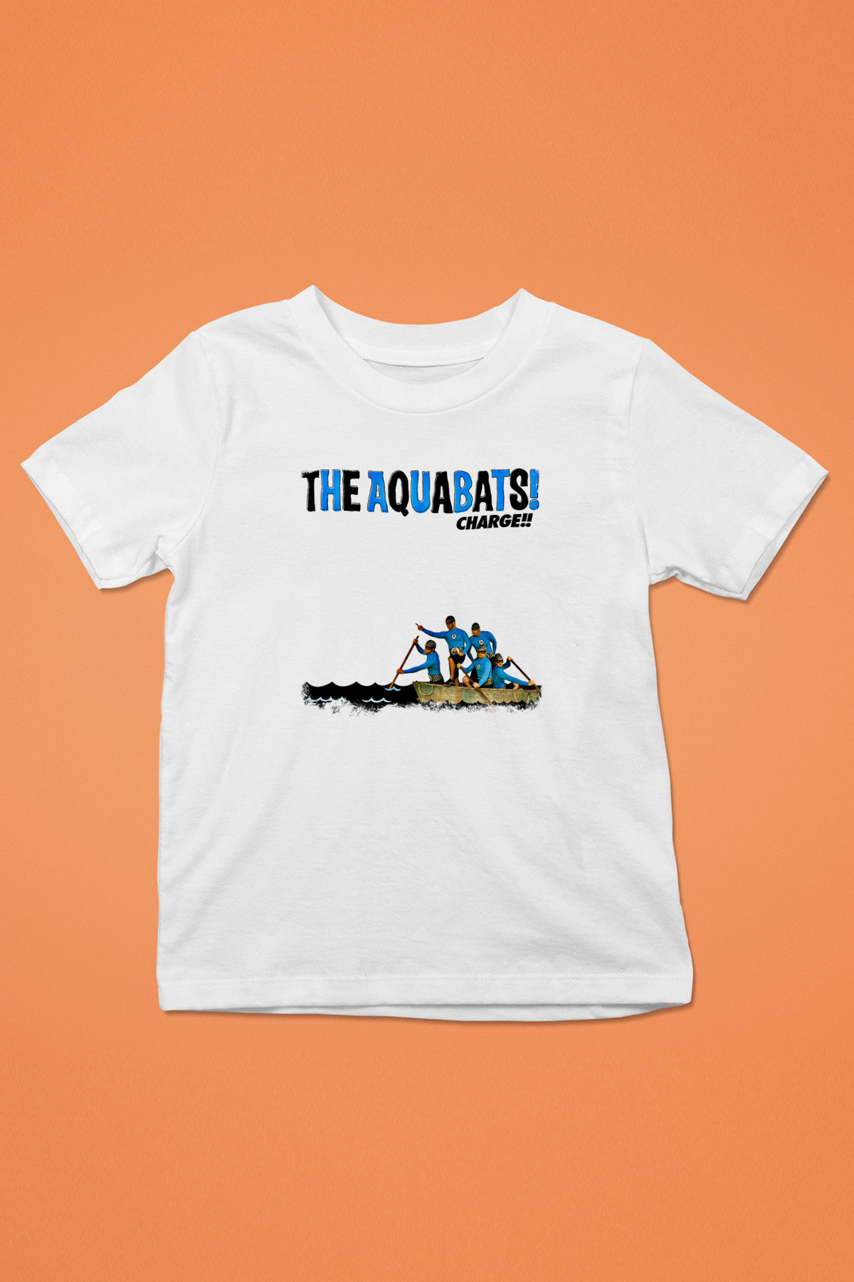 Aquabats Baskılı Unisex Beyaz Çocuk Tişört