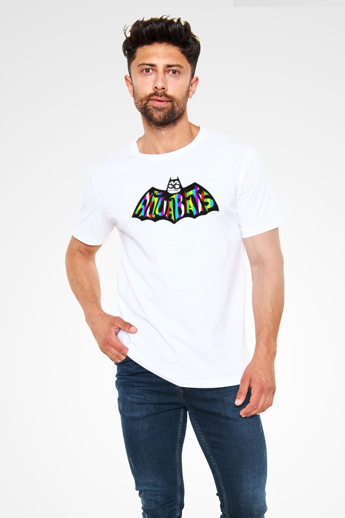 Aquabats Beyaz Unisex Tişört T-Shirt - TişörtFabrikası