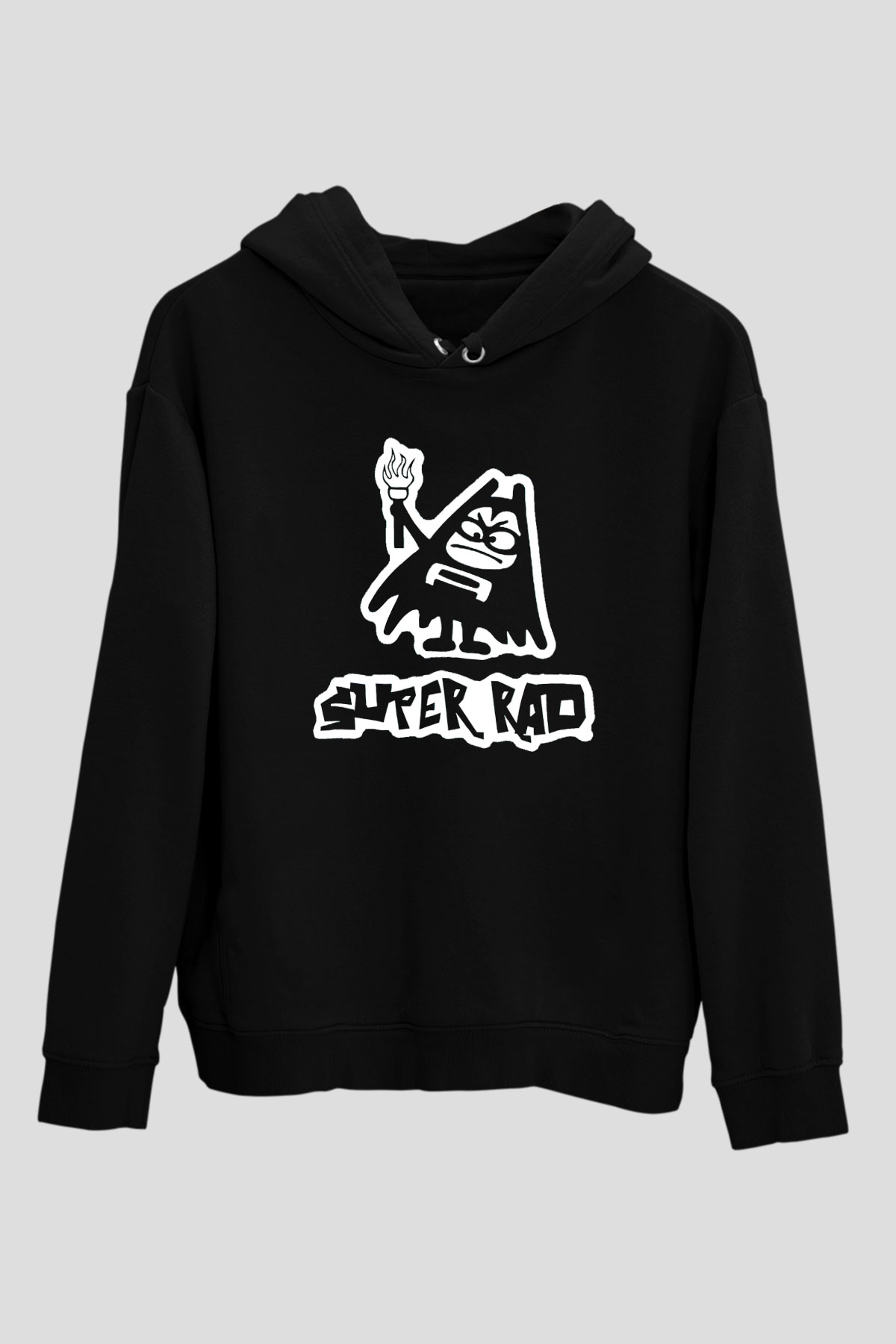 Aquabats Siyah Unisex Kapüşonlu Sweatshirt
