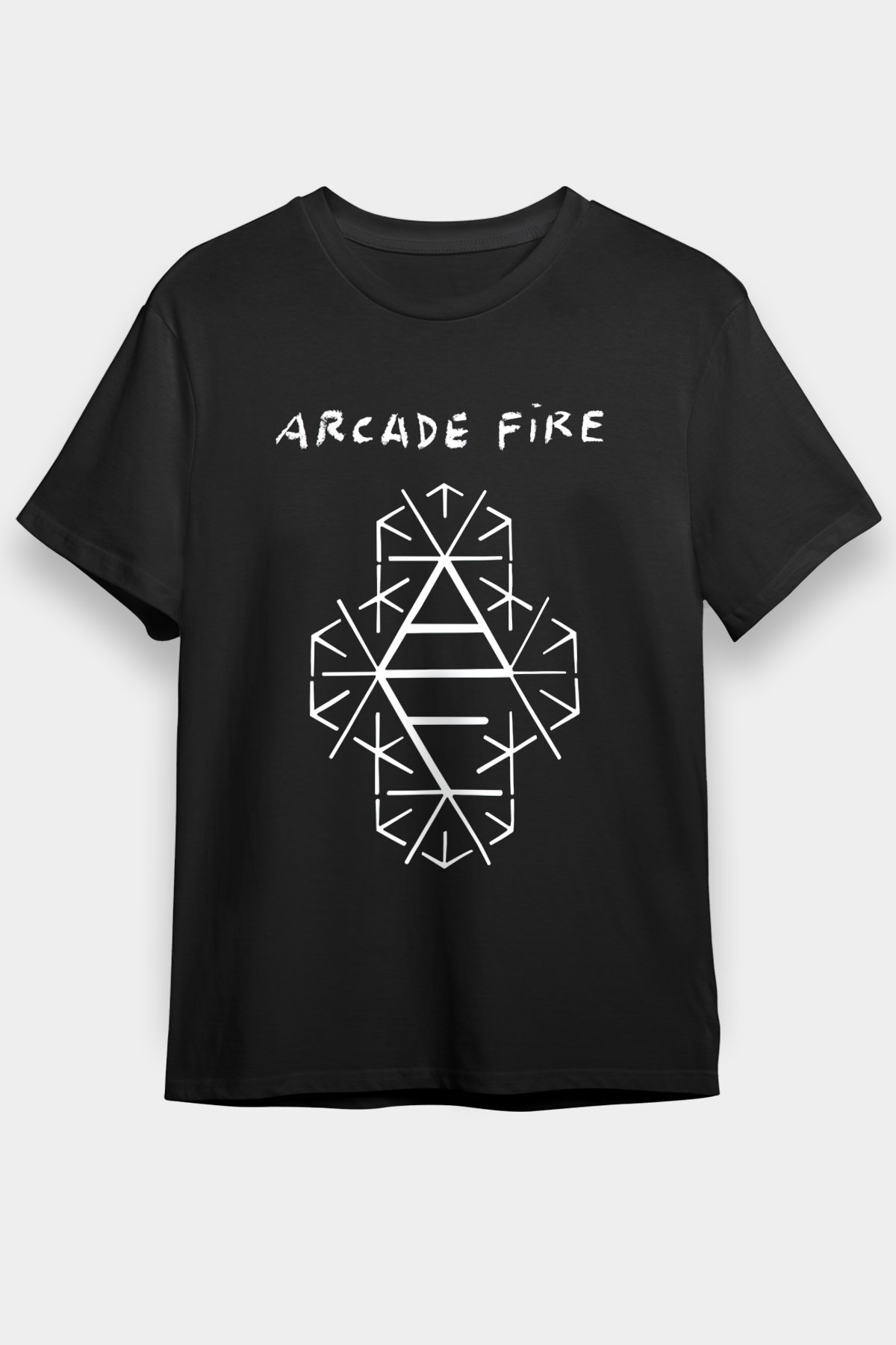 Arcade Fire Siyah Unisex Tişört T-Shirt - TişörtFabrikası