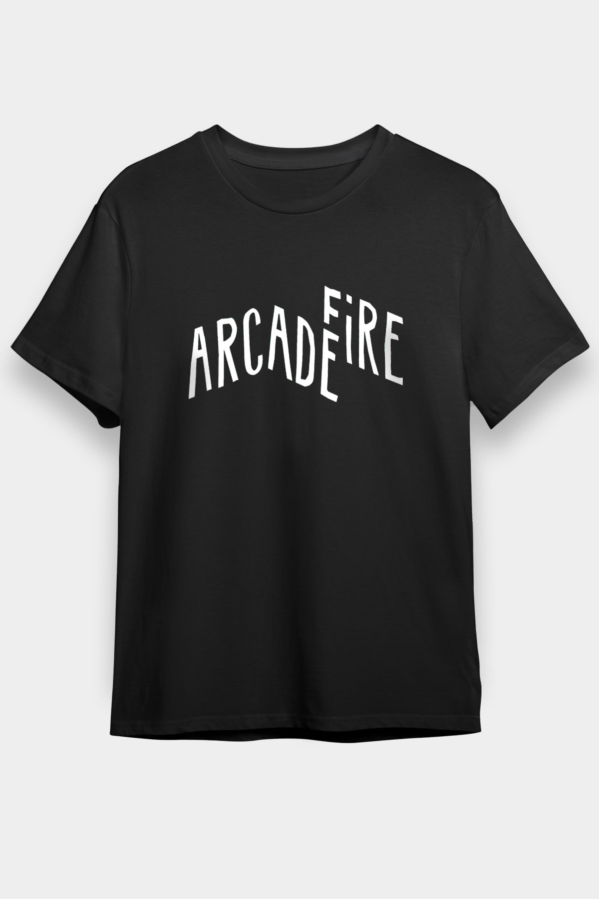 Arcade Fire Siyah Unisex Tişört T-Shirt - TişörtFabrikası