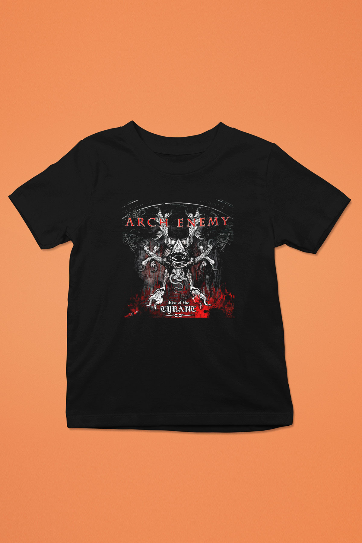 Arch Enemy Baskılı Siyah Unisex Çocuk Tişört