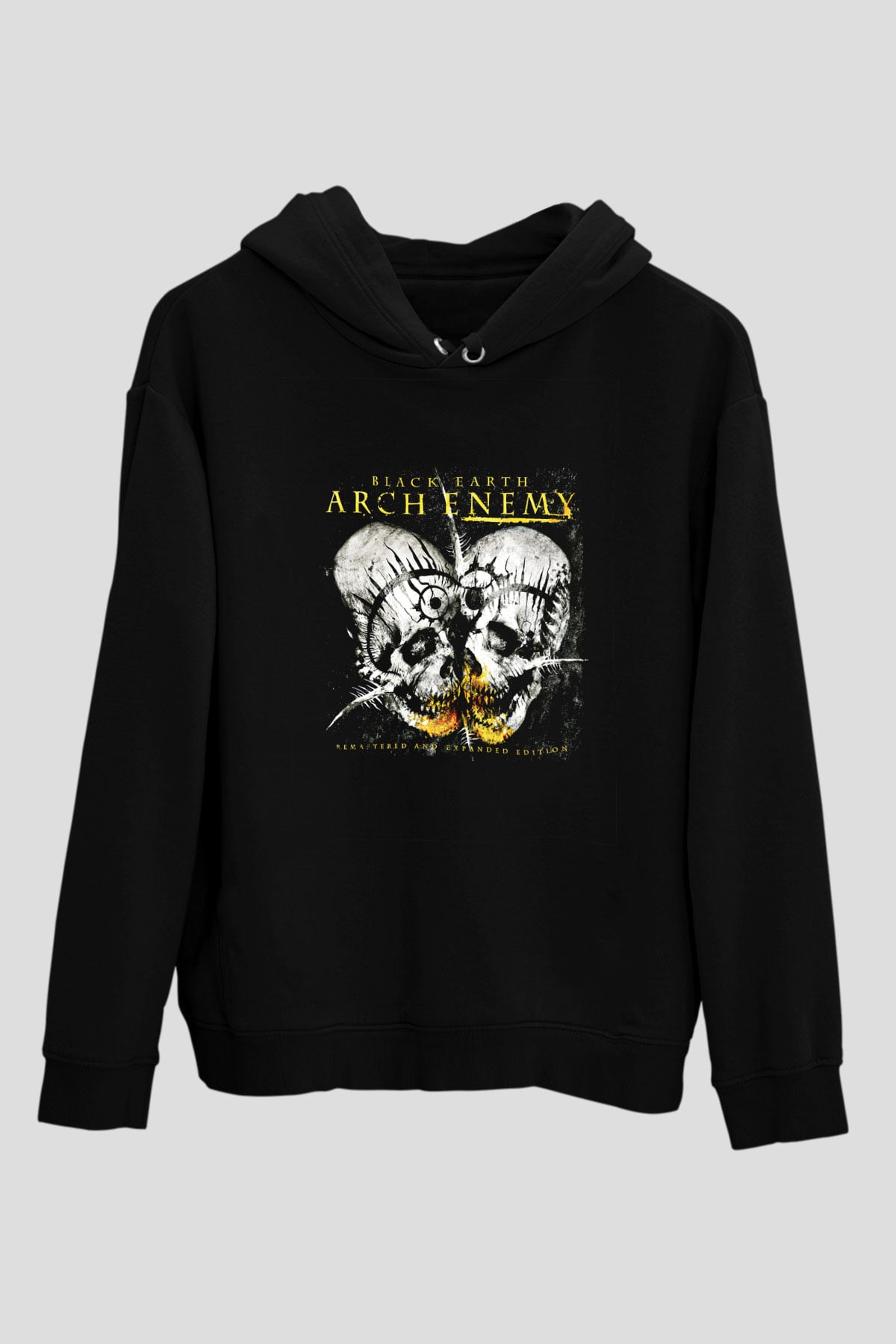 Arch Enemy Baskılı Unisex Siyah Hoodie