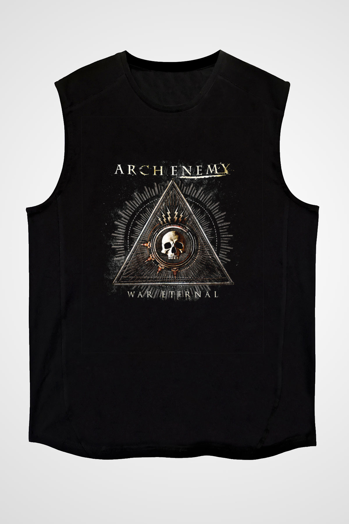 Arch Enemy Baskılı Unisex Siyah Kolsuz Tişört