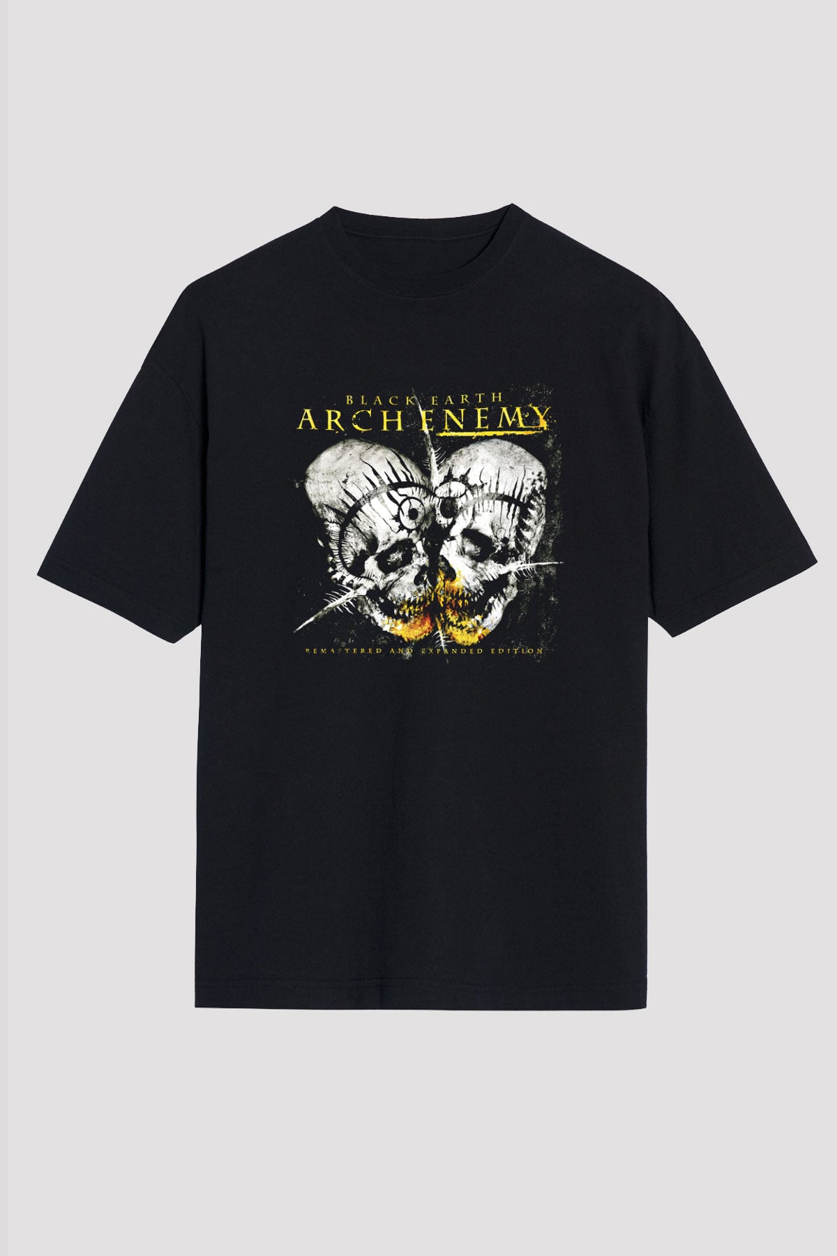 Arch Enemy Baskılı Unisex Siyah Oversize Tişört