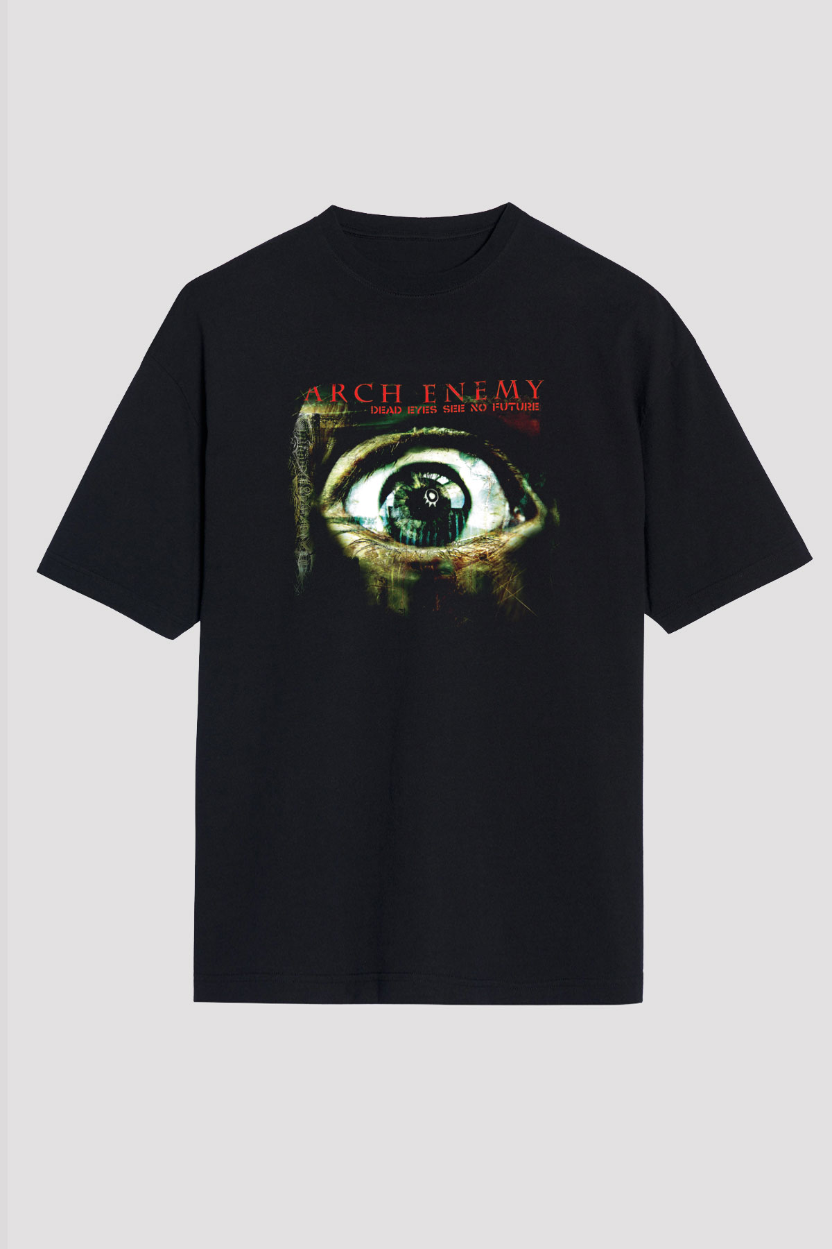 Arch Enemy Baskılı Unisex Siyah Oversize Tişört