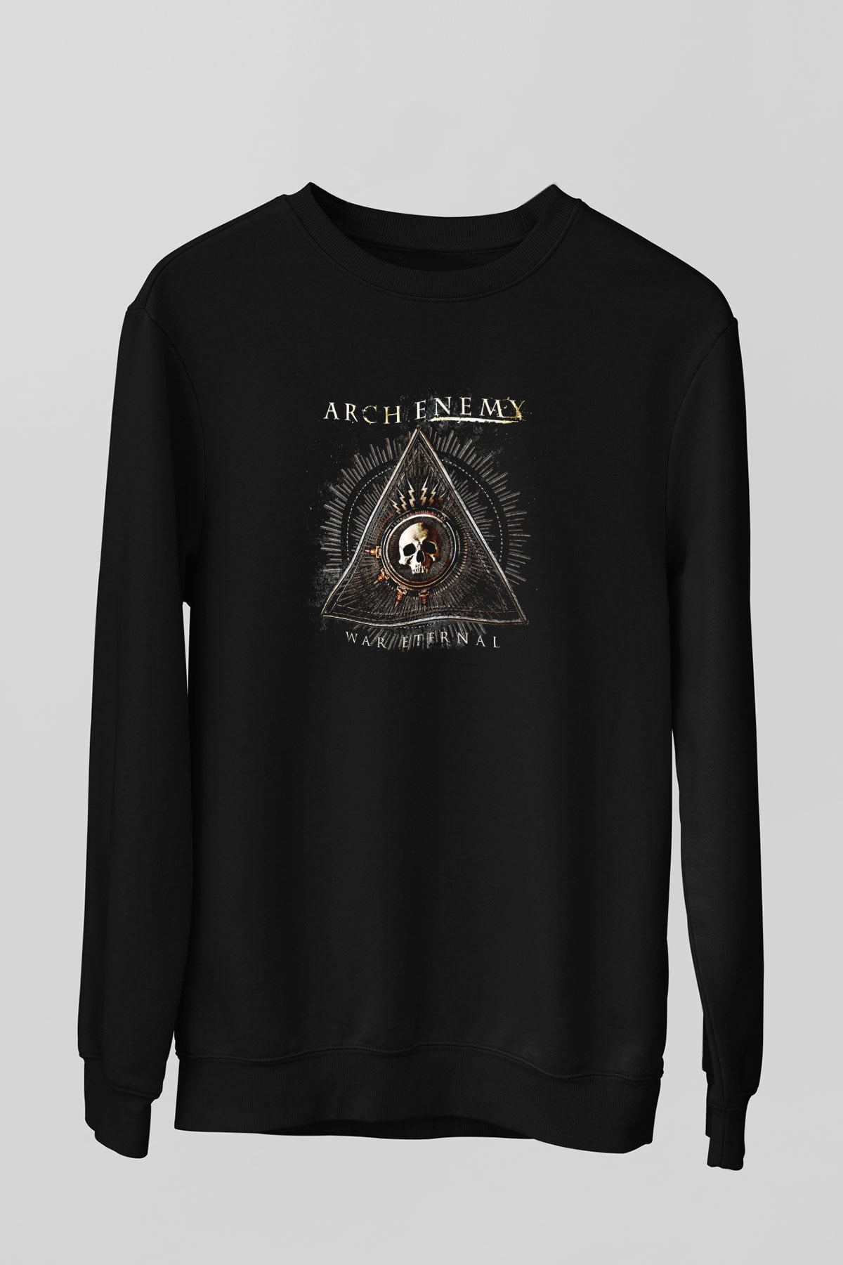 Arch Enemy Baskılı Unisex Siyah Sweatshirt
