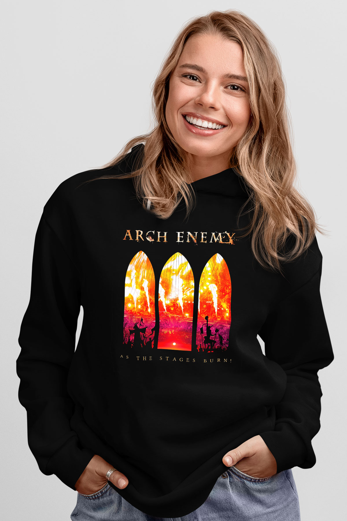 Arch Enemy Siyah Unisex Hoodie
