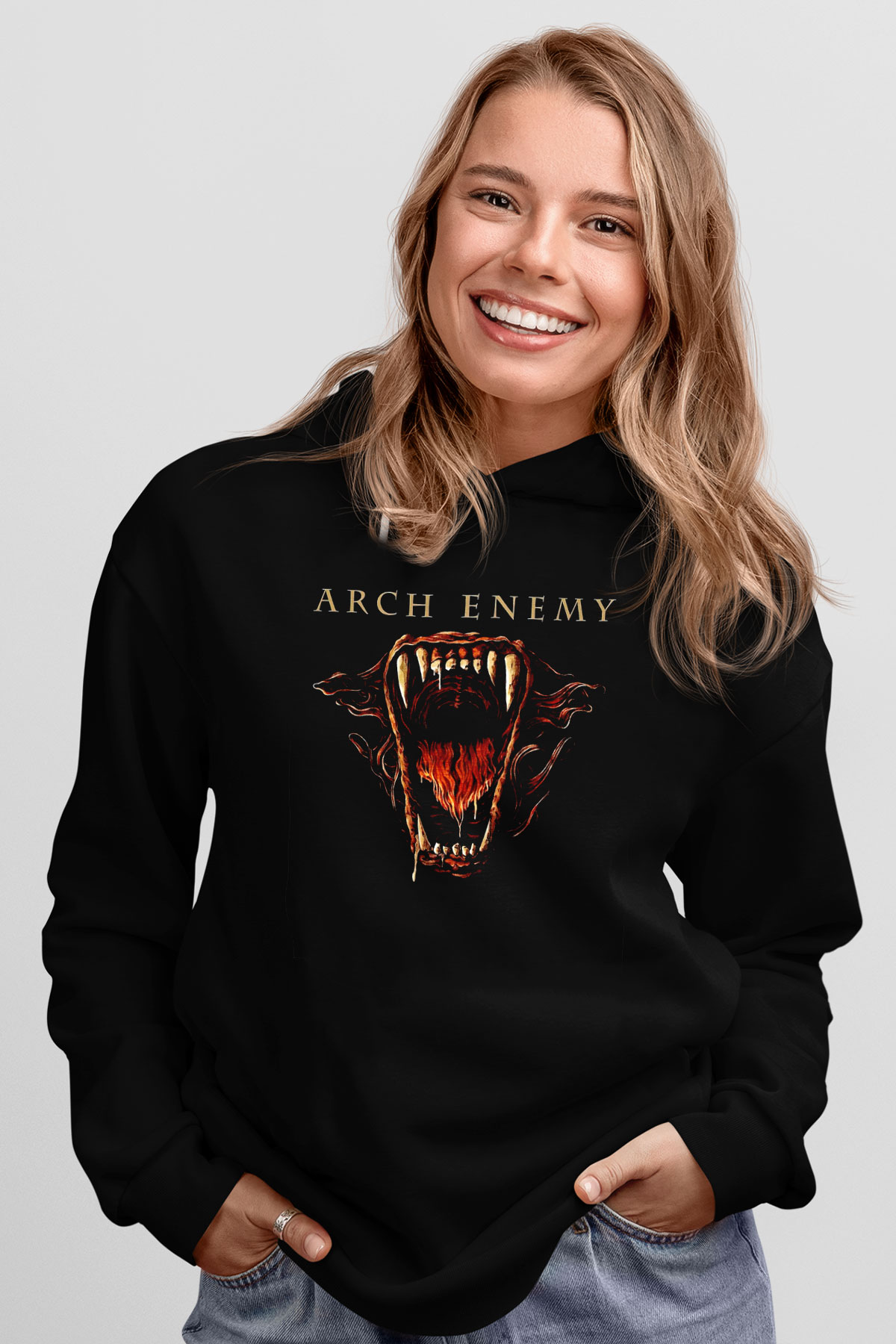 Arch Enemy Siyah Unisex Kapüşonlu Sweatshirt
