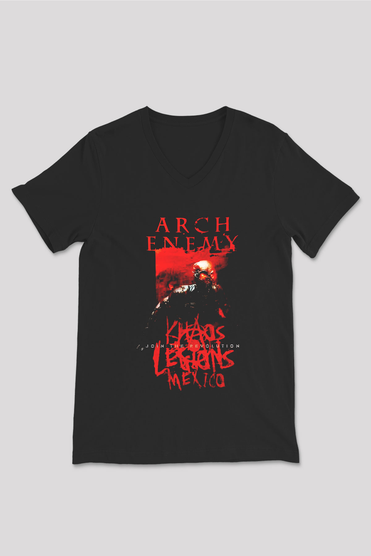 Arch Enemy Siyah Unisex V Yaka Tişört T-Shirt