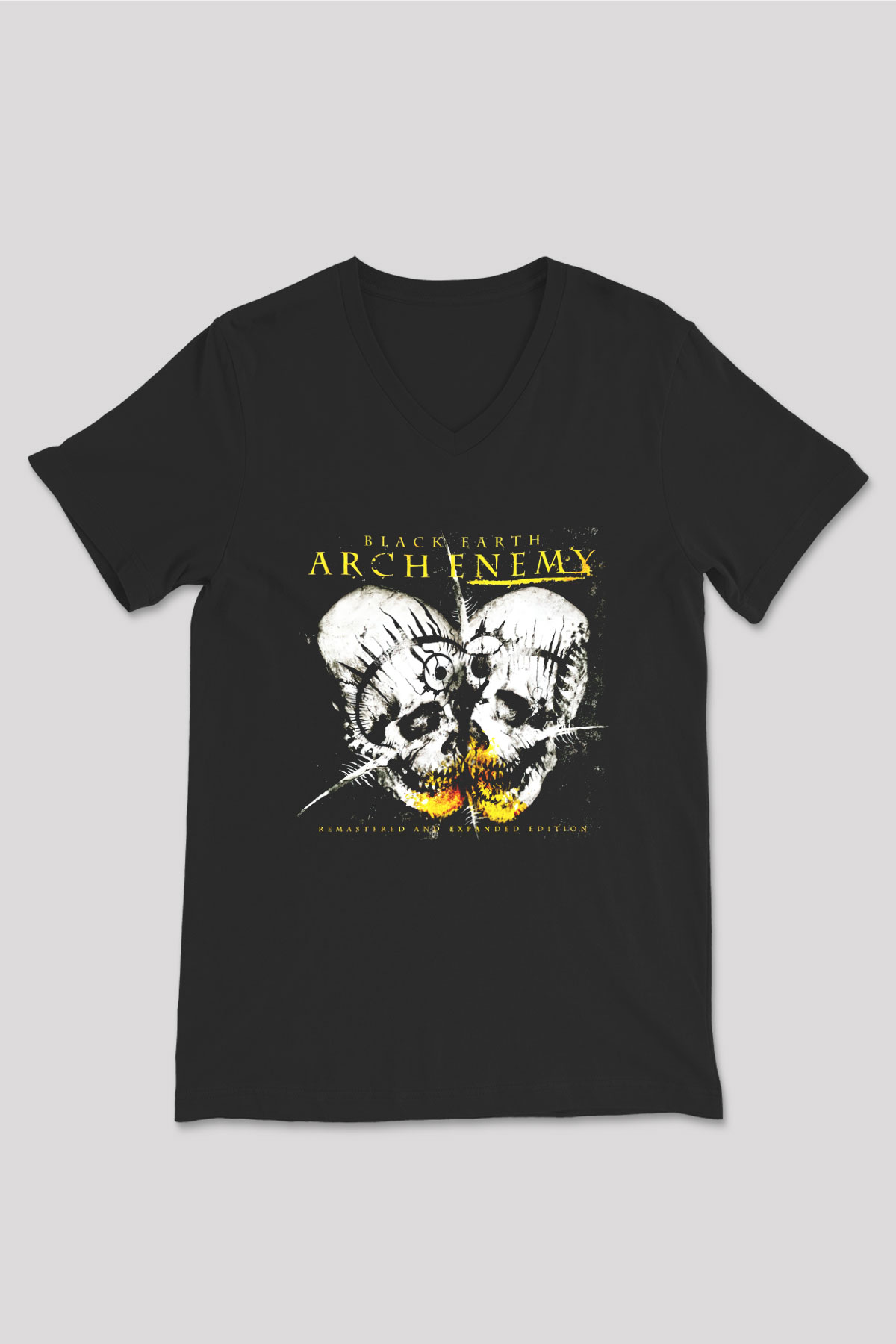 Arch Enemy Siyah Unisex V Yaka Tişört T-Shirt