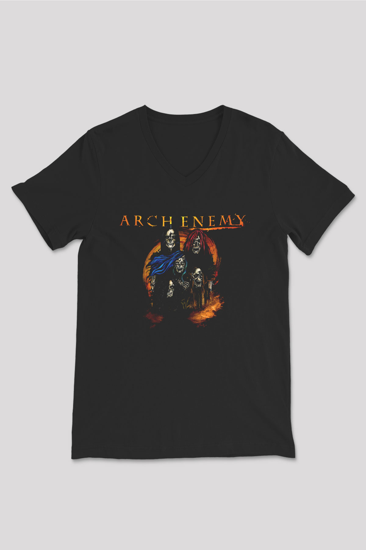 Arch Enemy Siyah Unisex V Yaka Tişört