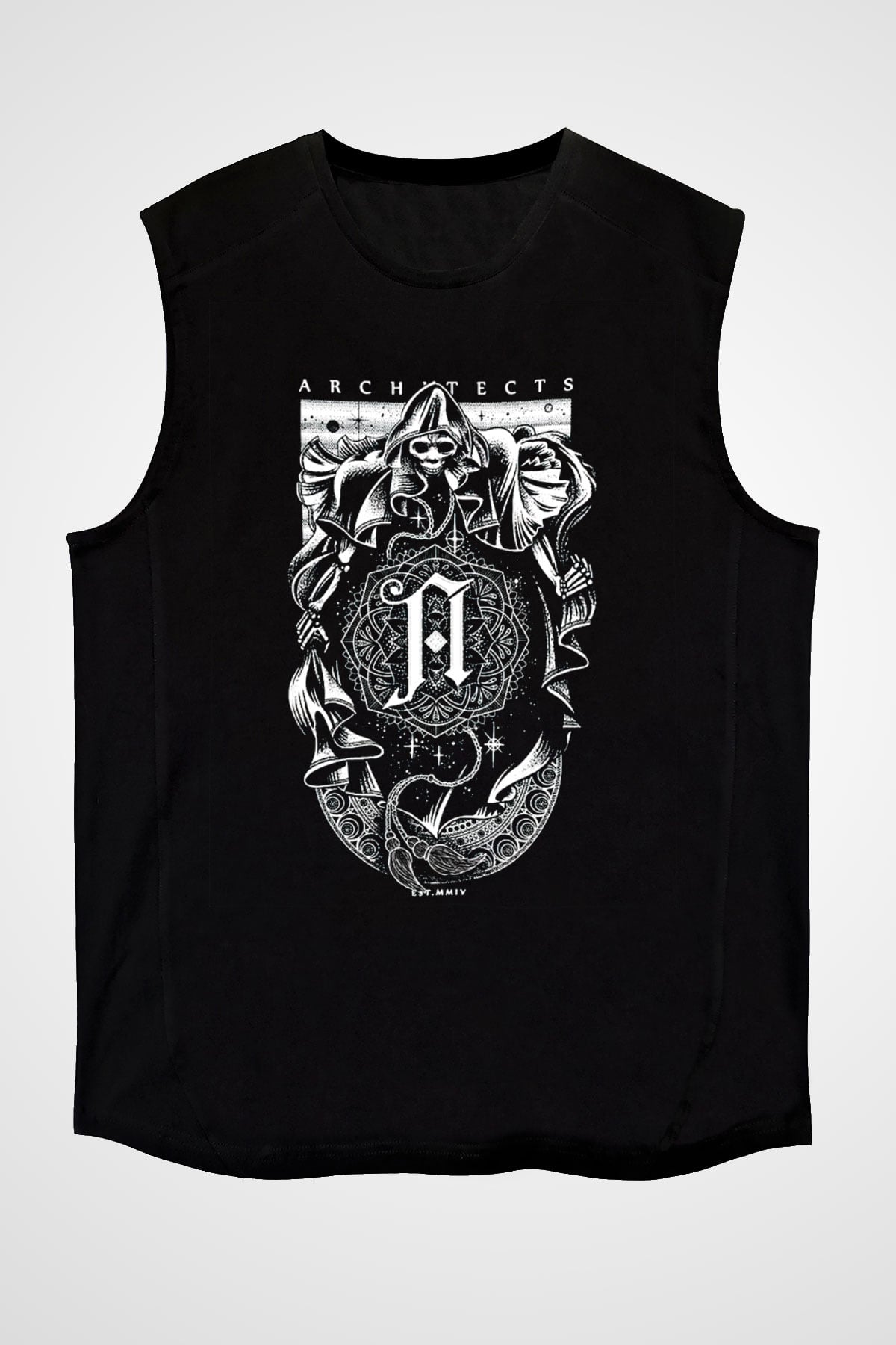 Architects Siyah Unisex Kolsuz Tişört