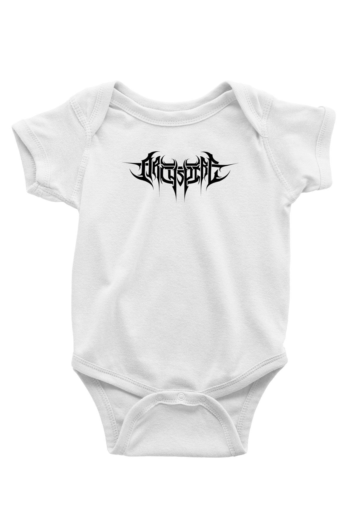 Archspire Baskılı Beyaz Unisex Bebek Body - Zıbın
