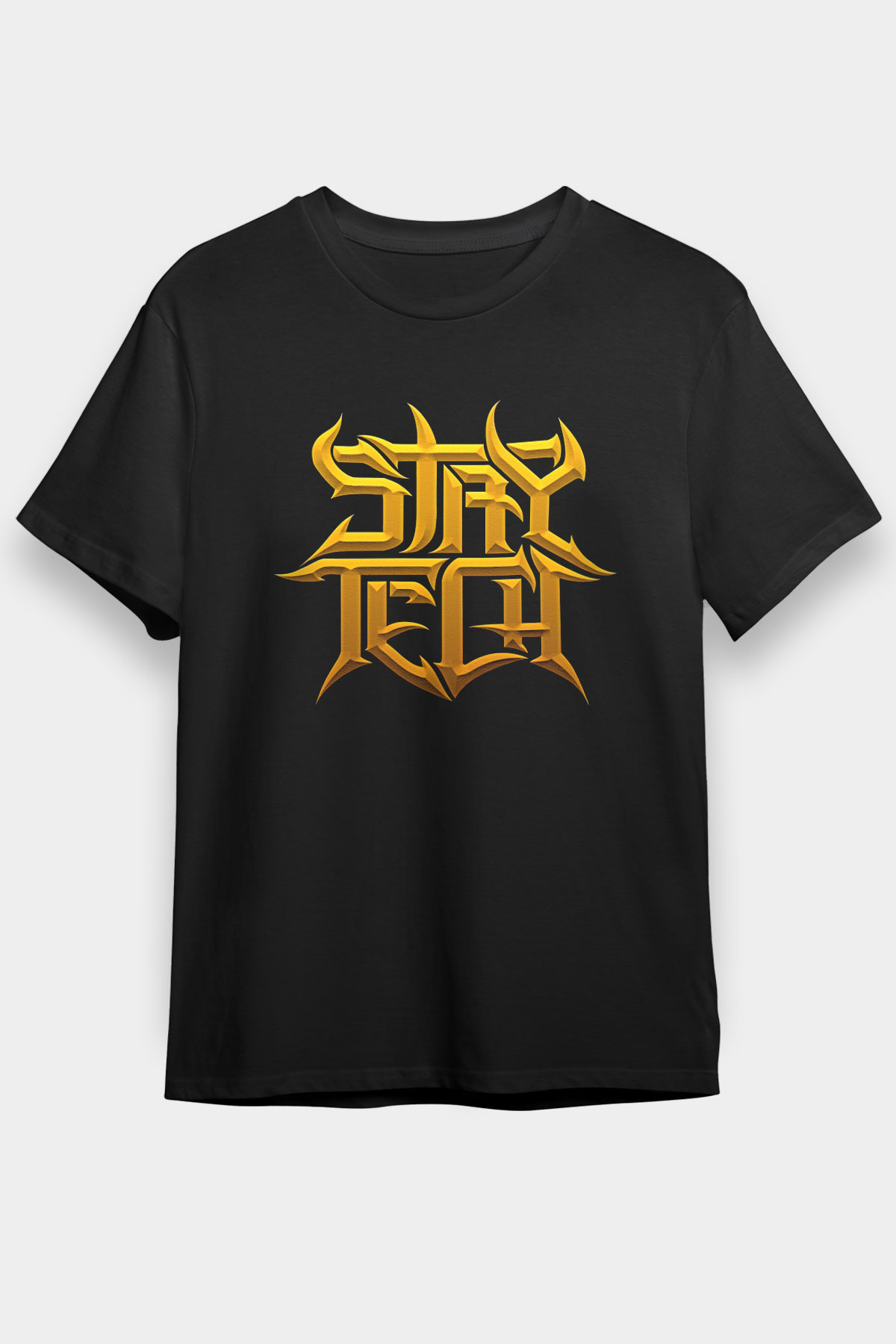 Archspire Baskılı Unisex Siyah Tişört - Tshirt