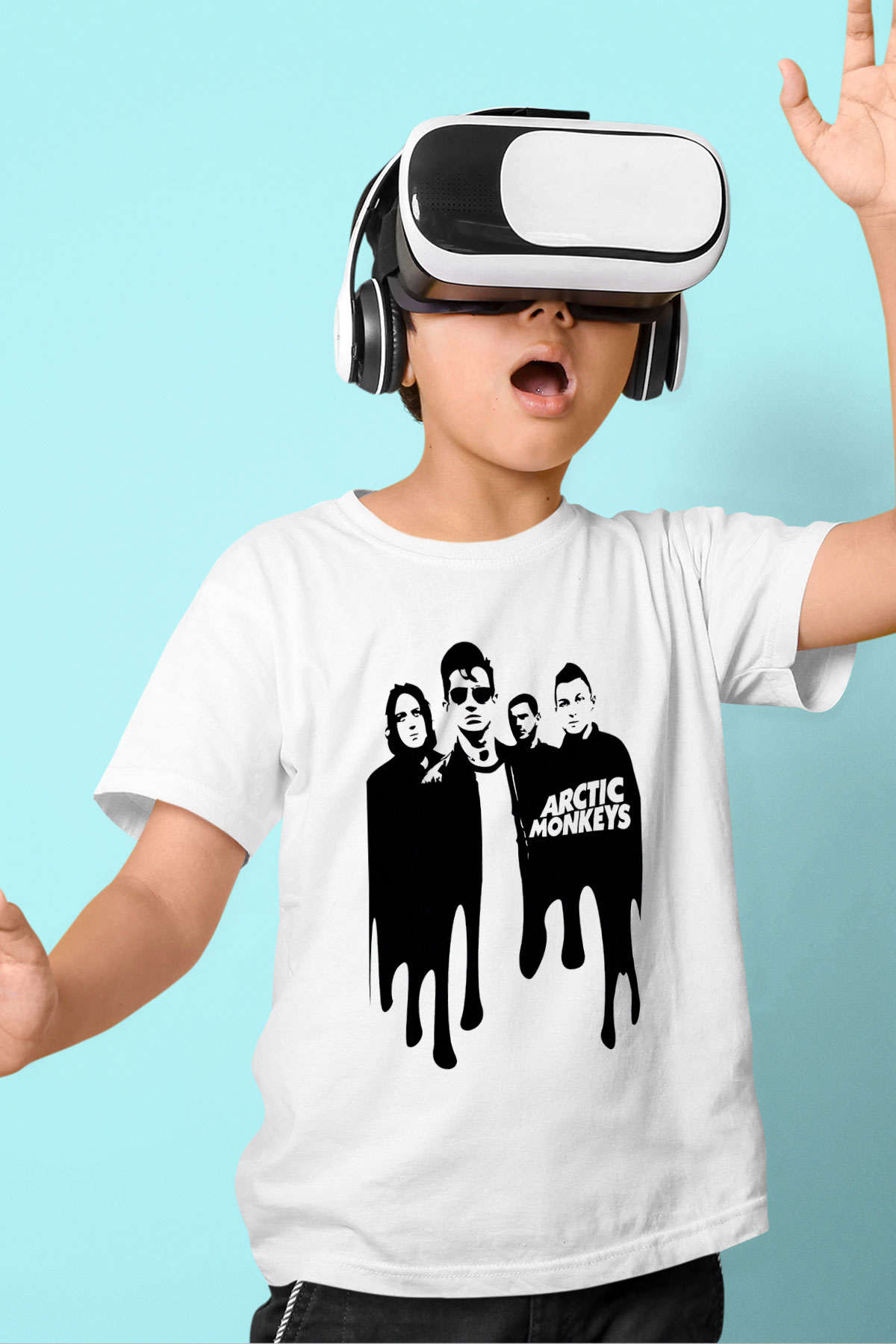 Arctic Monkeys Beyaz Unisex Çocuk Tişört