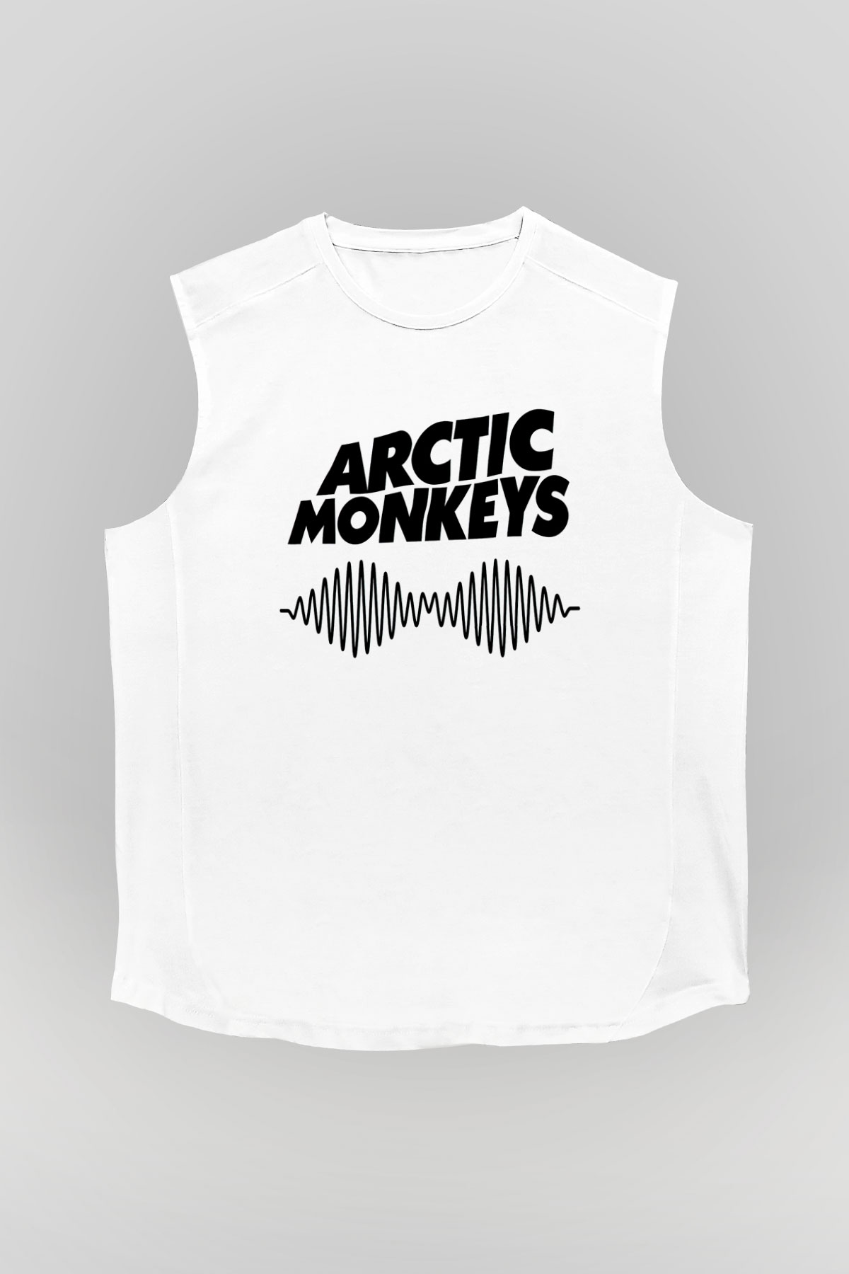 Arctic Monkeys Beyaz Unisex Kolsuz Tişört