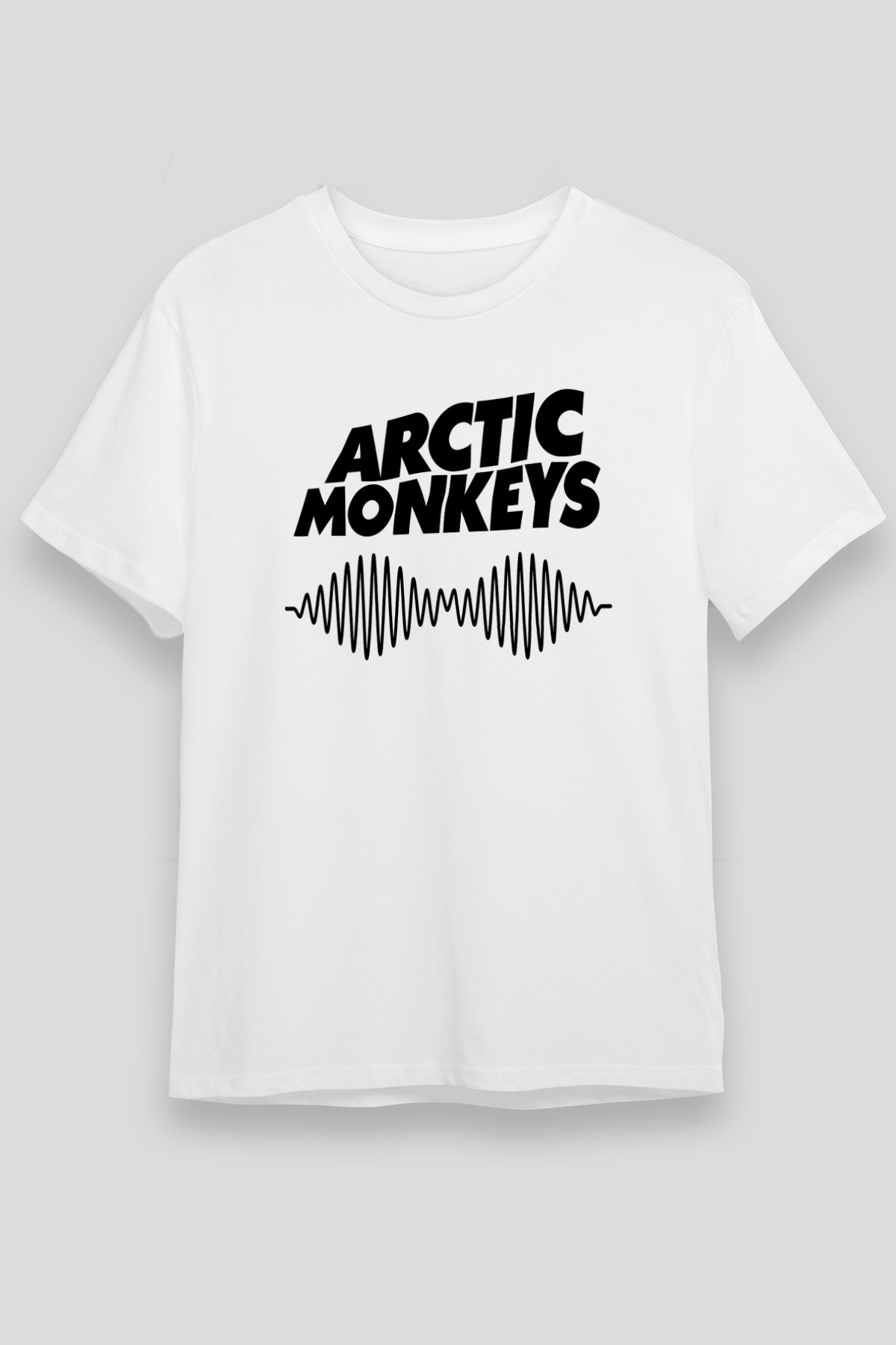 Arctic Monkeys Beyaz Unisex Tişört T-Shirt - TişörtFabrikası