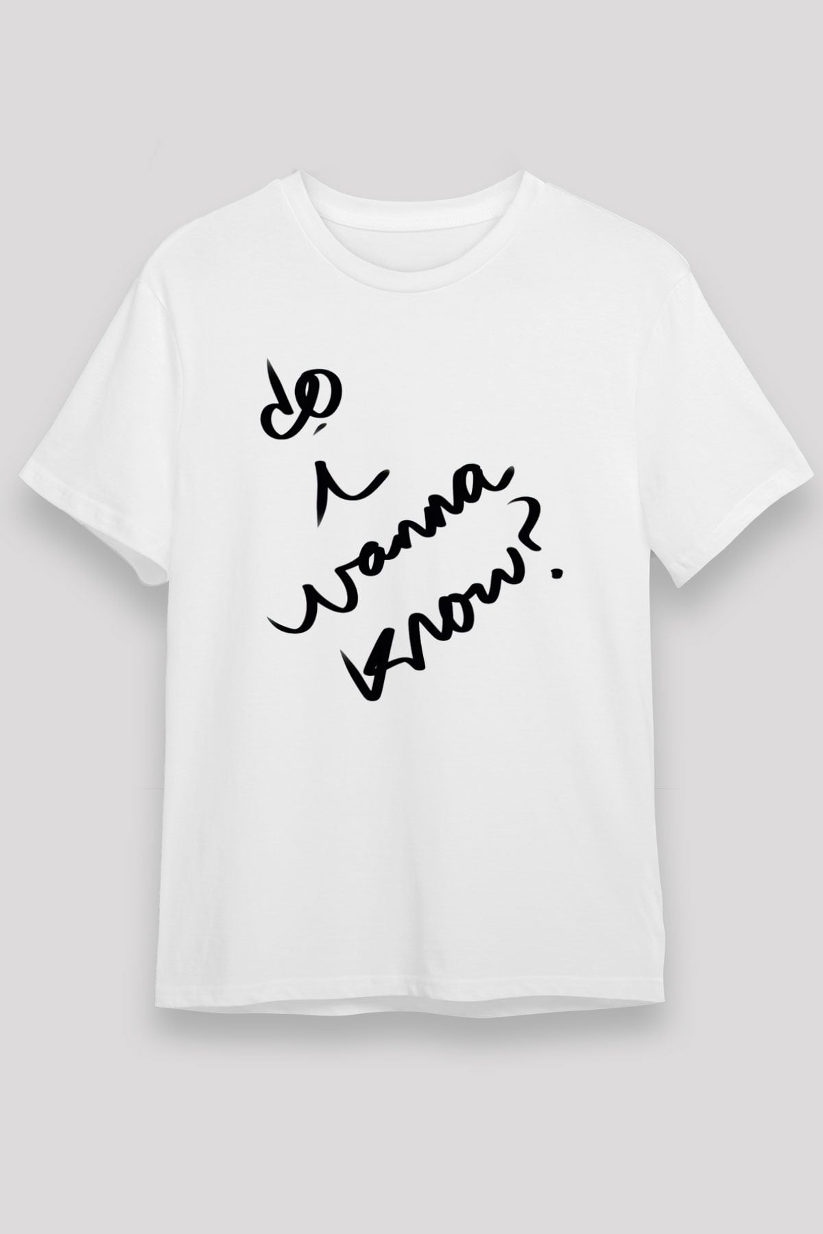 Arctic Monkeys Beyaz Unisex Tişört T-Shirt - TişörtFabrikası