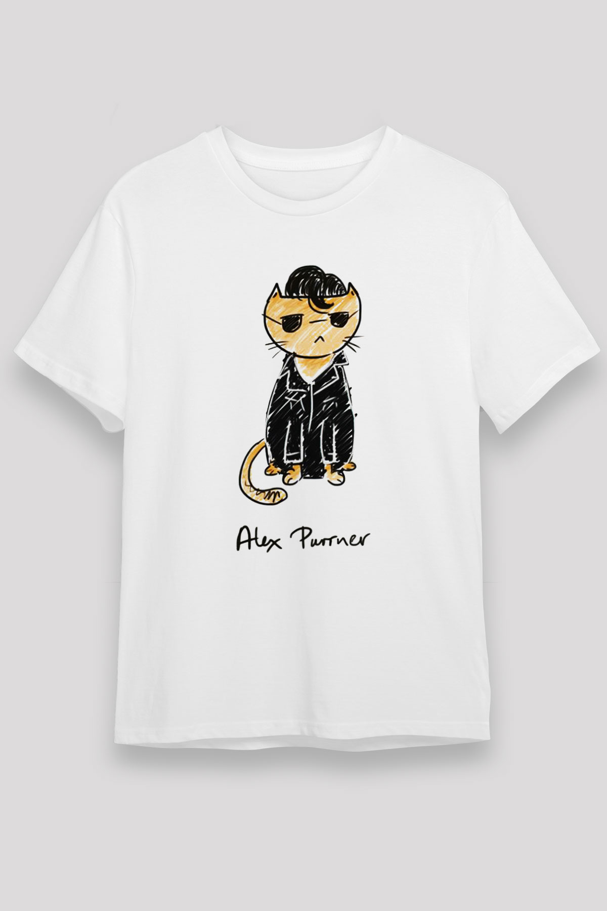Arctic Monkeys Beyaz Unisex Tişört T-Shirt - TişörtFabrikası