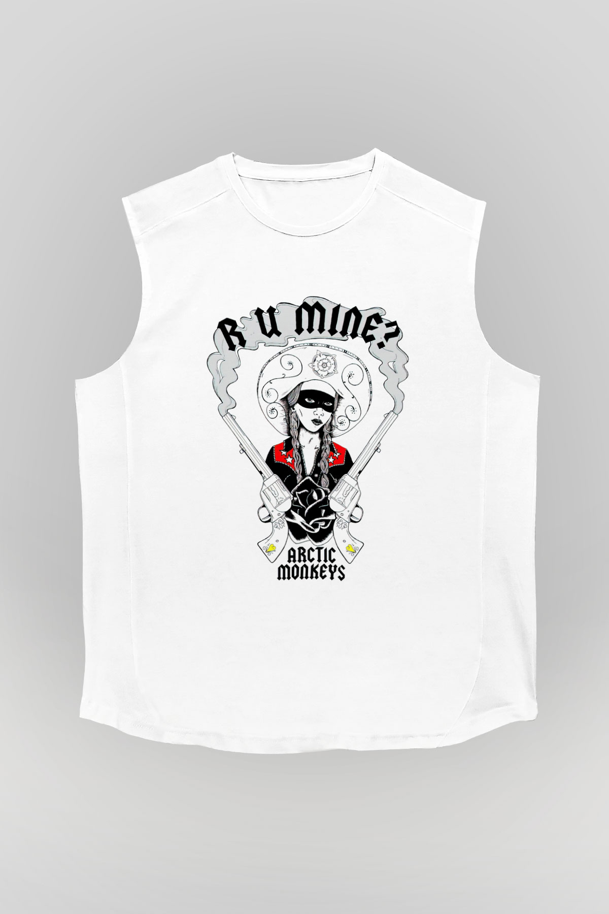 Arctic Monkeys R U Mine Beyaz Unisex Kolsuz Tişört