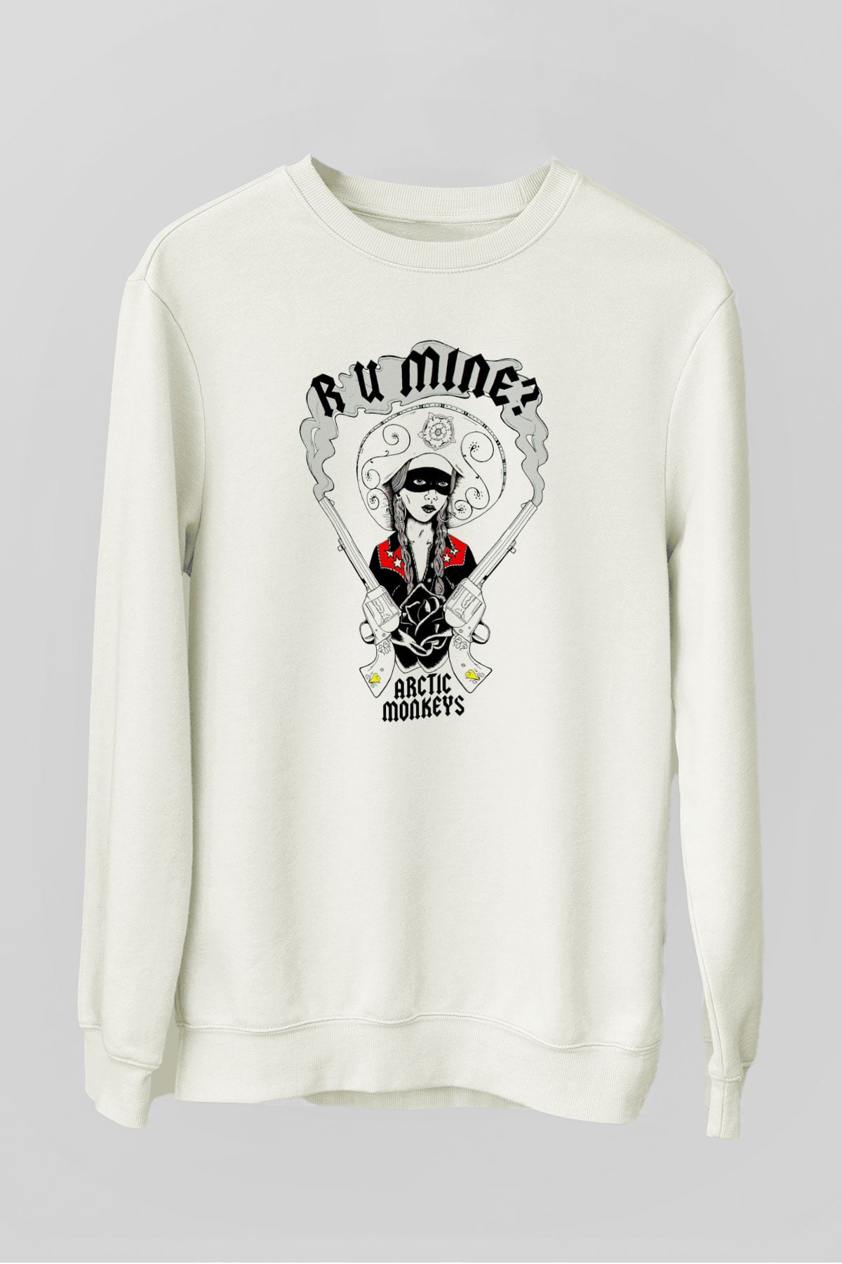 Arctic Monkeys R U Mine Beyaz Unisex Sweatshirt