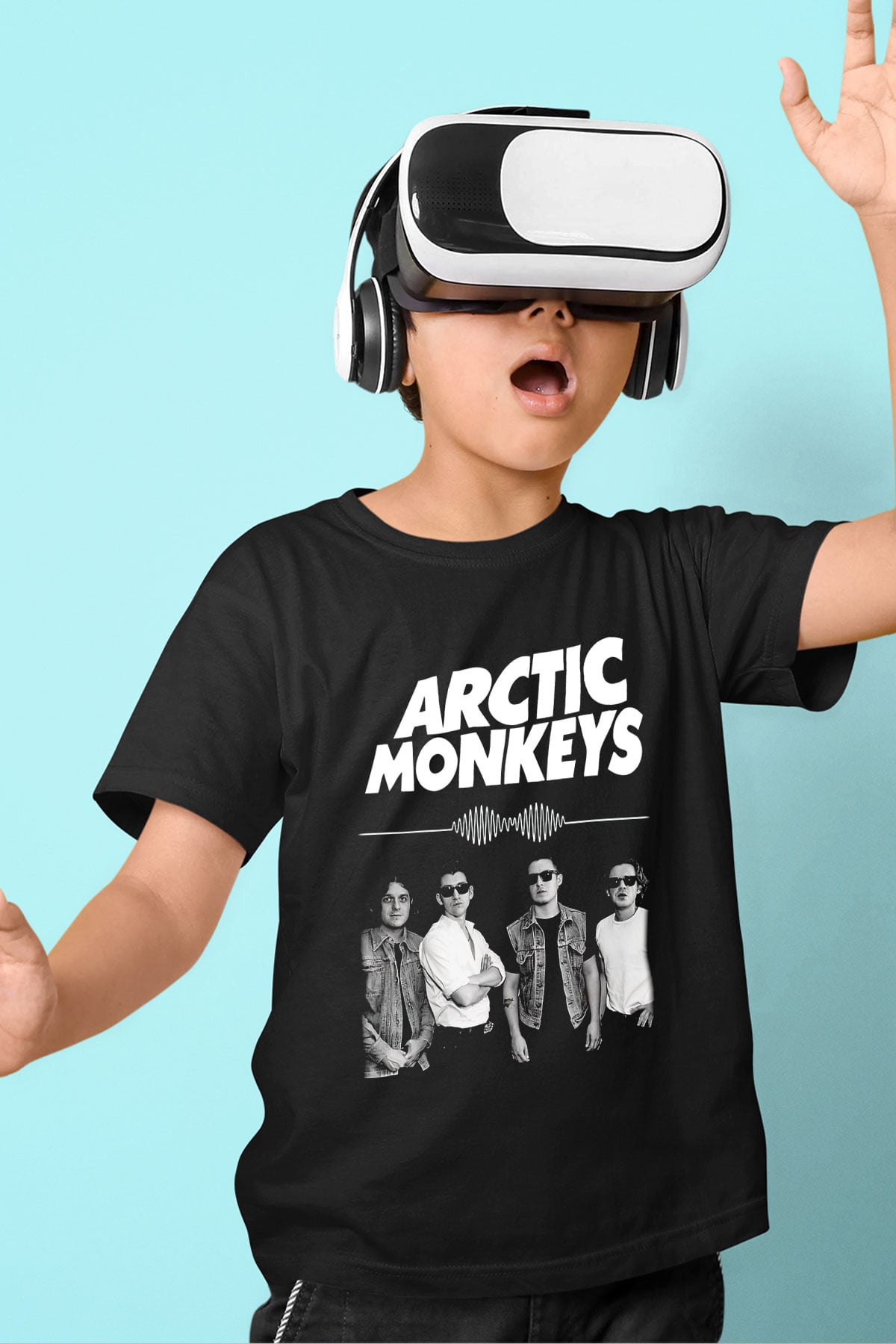 Arctic Monkeys Siyah Unisex Çocuk Tişört