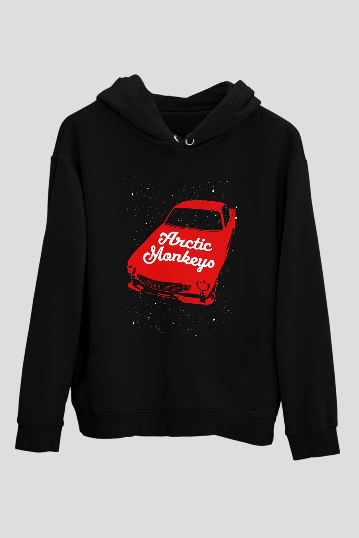 Arctic Monkeys Siyah Unisex Kapüşonlu Sweatshirt