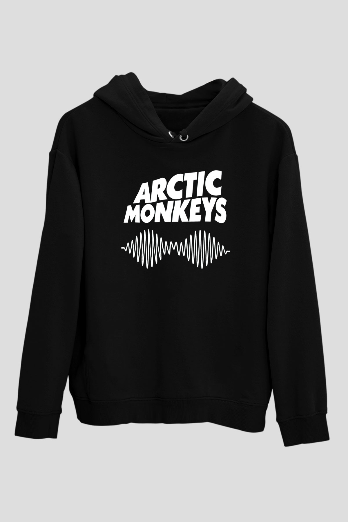 Arctic Monkeys Siyah Unisex Kapüşonlu Sweatshirt