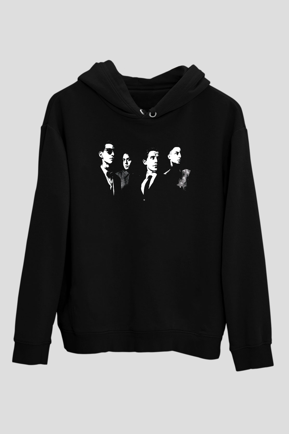 Arctic Monkeys Siyah Unisex Kapüşonlu Sweatshirt