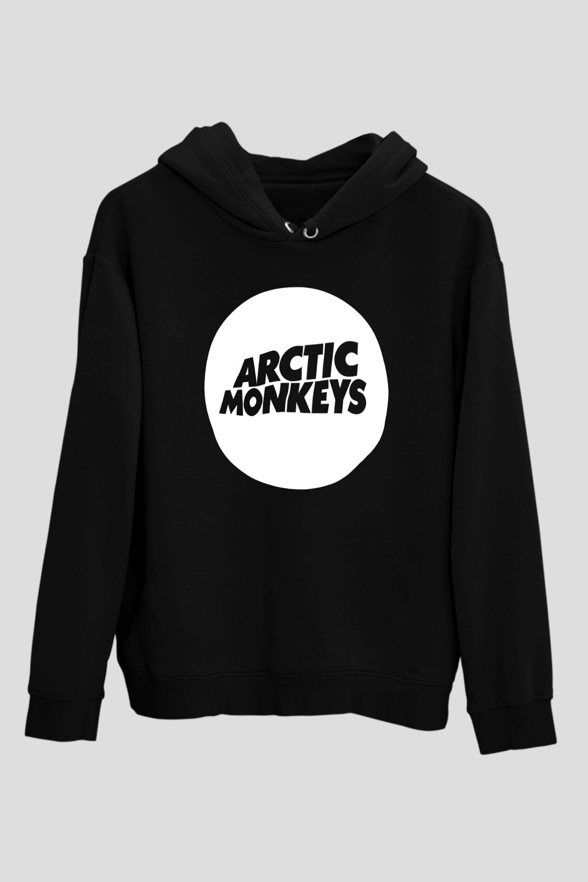 Arctic Monkeys Siyah Unisex Kapüşonlu Sweatshirt