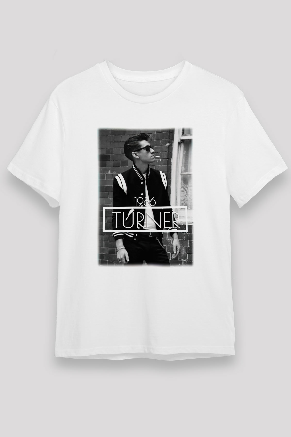 Arctic Monkeys Turner Beyaz Unisex Tişört T-Shirt - TişörtFabrikası