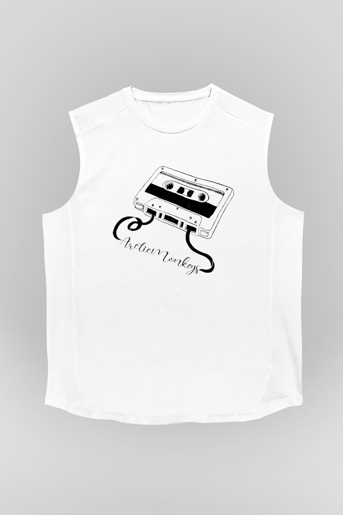 Arctic Monkeys Whyd You Only Call Me When Youre High Beyaz Unisex Kolsuz Tişört