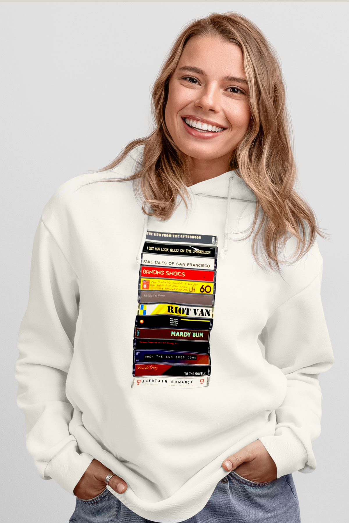 Arctic MonkeysI Was Made To Break Your Heart Beyaz Unisex Kapüşonlu Sweatshirt