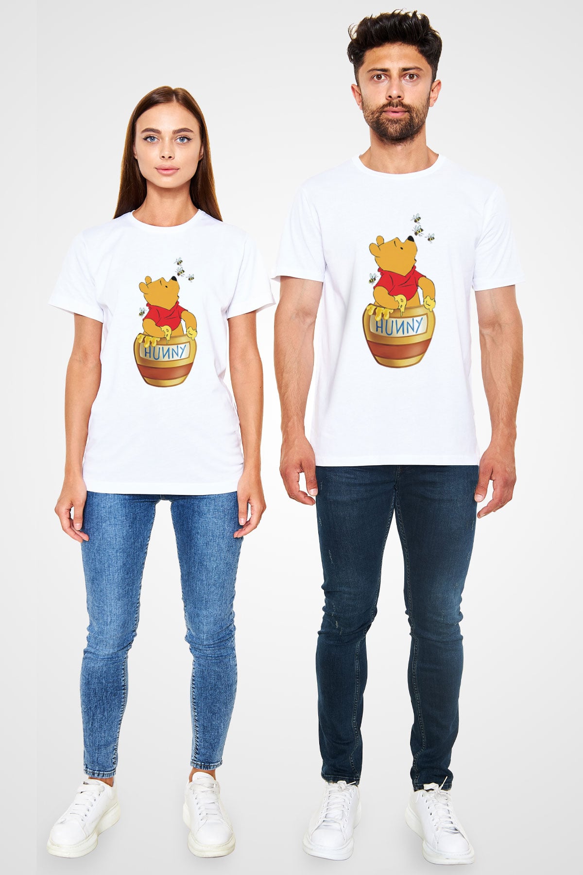 Arıcı Beyaz Unisex Tişört T-Shirt - TişörtFabrikası
