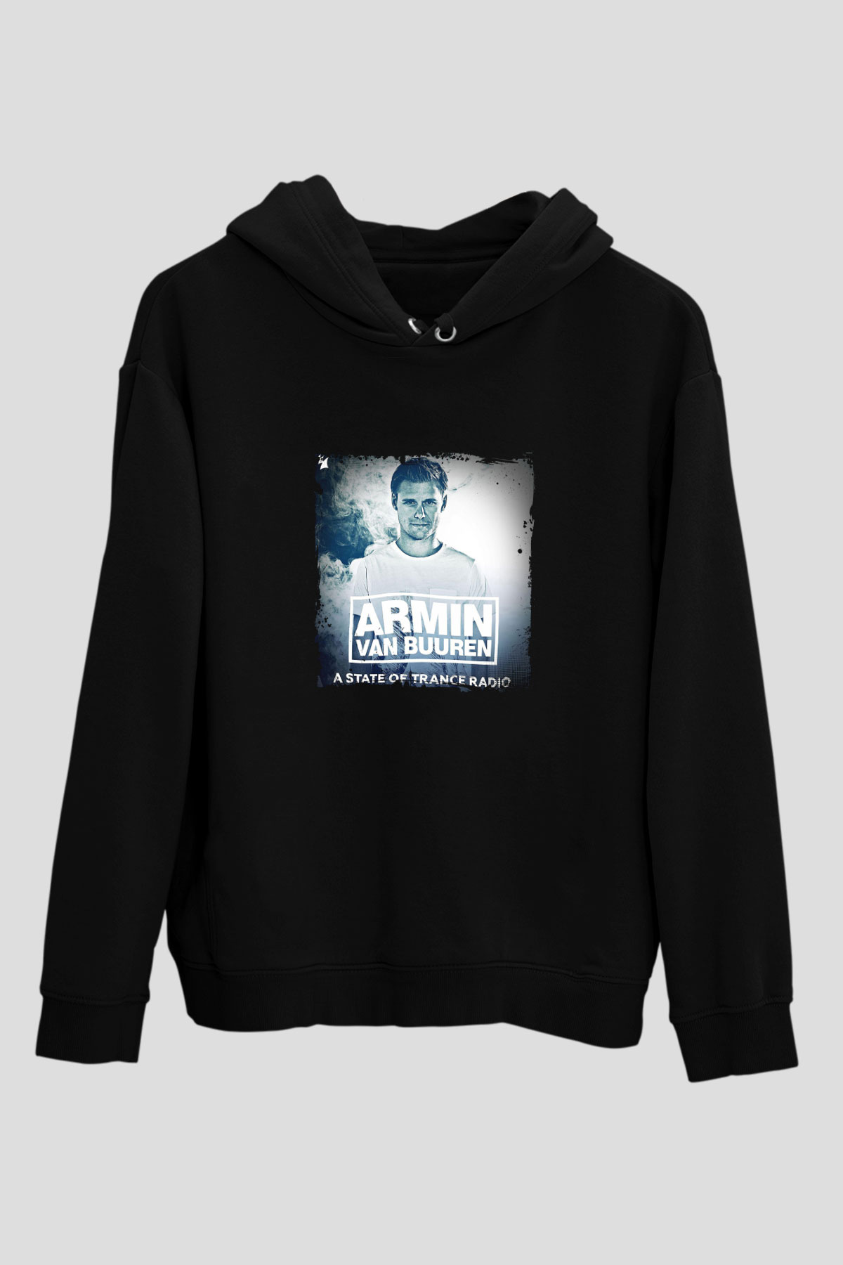 Armin Van Buuren Baskılı Unisex Siyah Hoodie